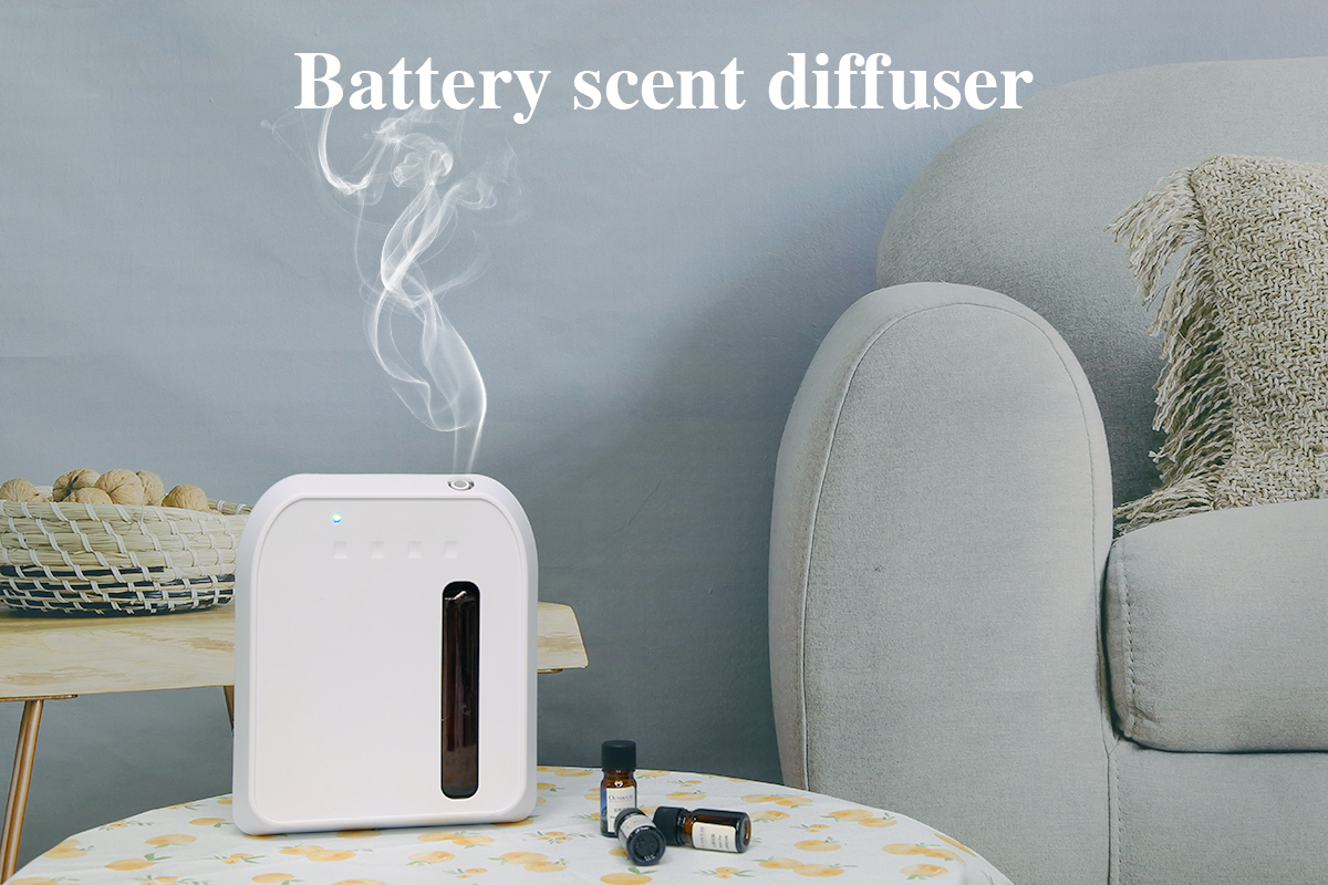 Ouwave newest Rechargeable battery operated scent diffusers for elevator and toilet --- OY-8E